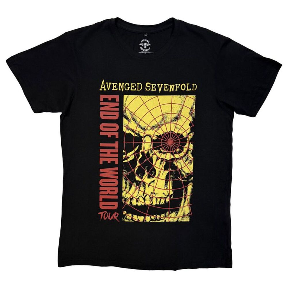 Avenged Sevenfold Unisex Adult End Of The World Tour T-Shirt / Black